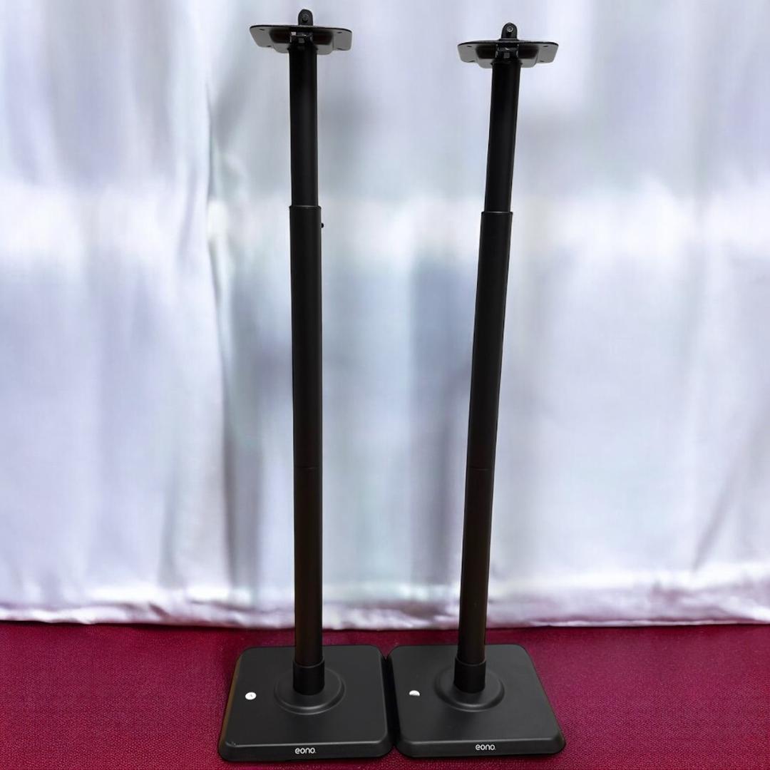 ☆美品 Eono PL5402-07 ブラック スピーカースタンド ペア