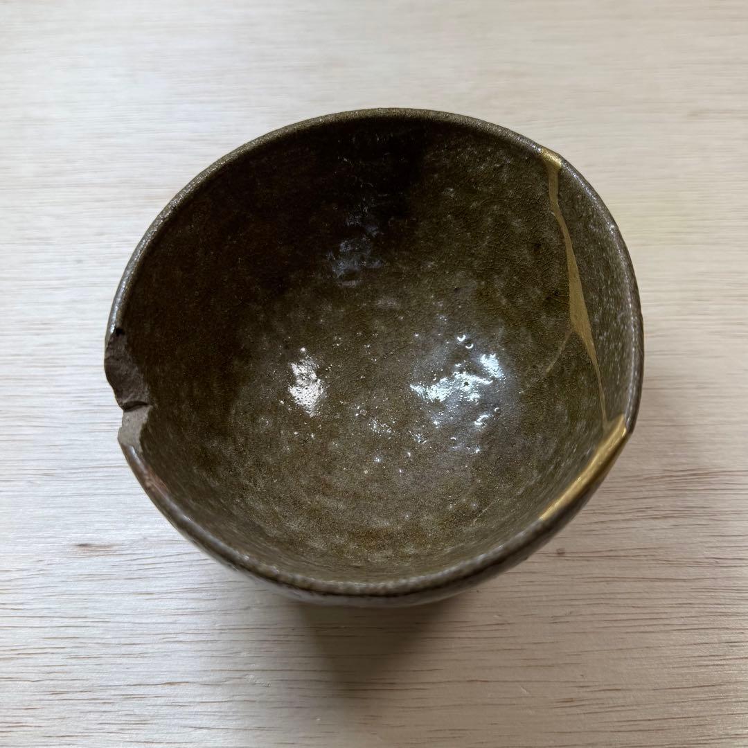 古唐津 青唐津 茶碗 陶片 桃山時代 江戸時代 金継ぎ 初期伊万里 古美術