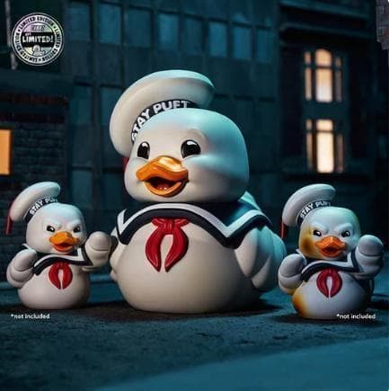 正規代理店 マシュマロマンXL ビニールラバーダックフィギュア 2000体限定