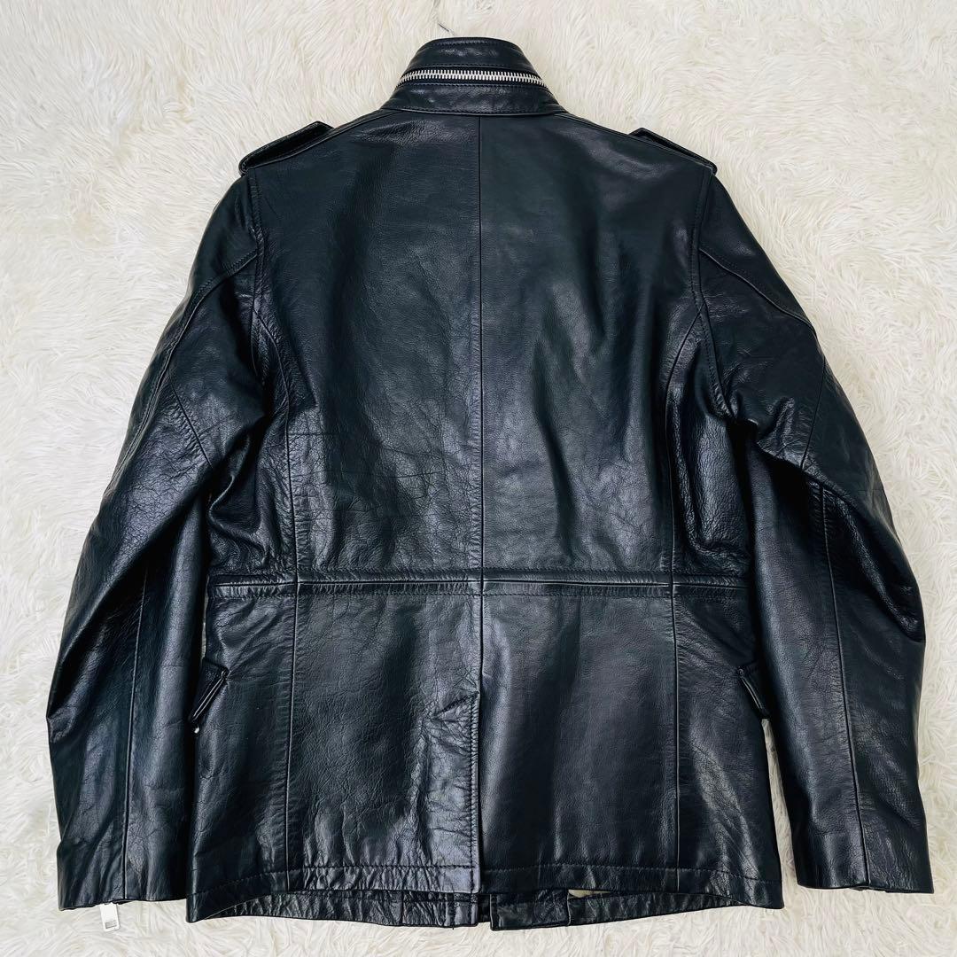 未使用タグ付✨ディーゼル レザージャケット M-65 レザー ミリタリー 本革