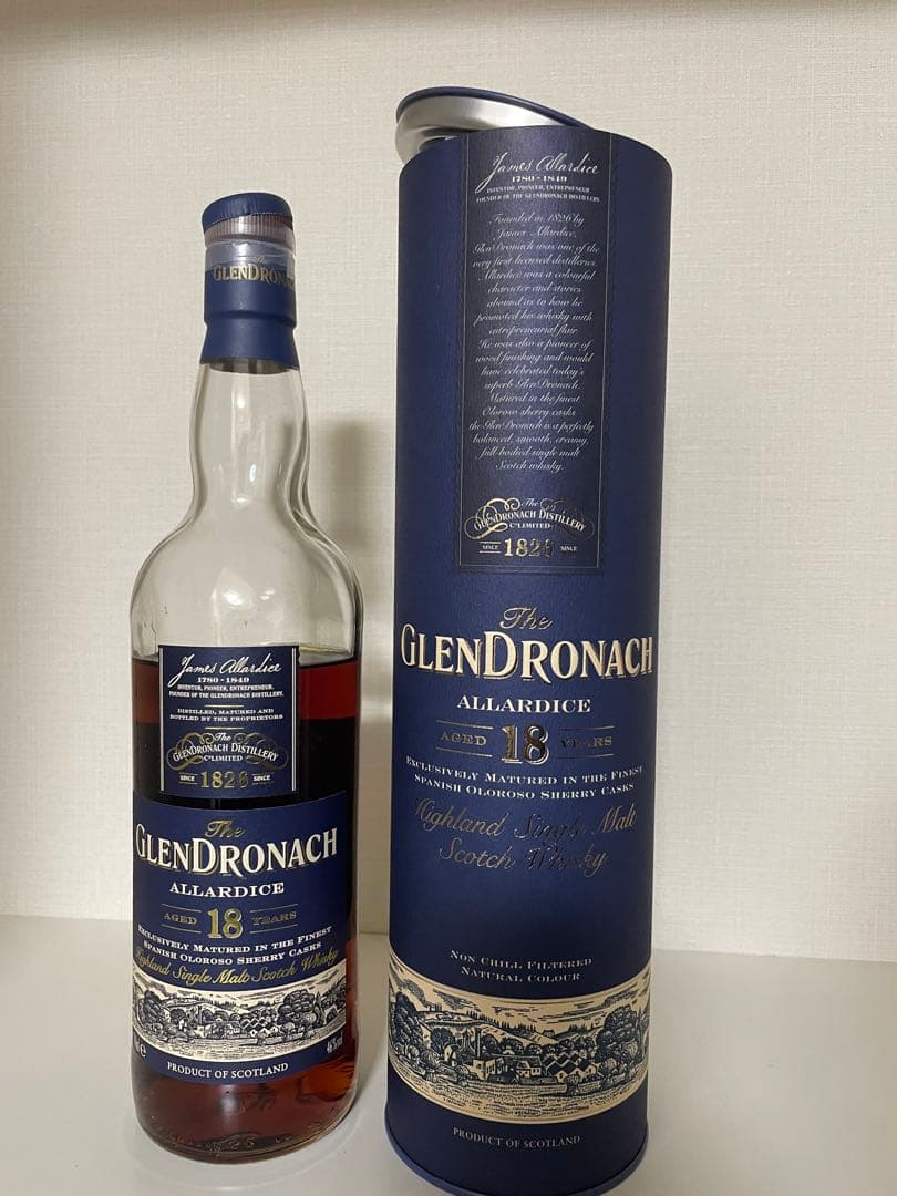 グレンドロナック18年 1本（空瓶として販売）