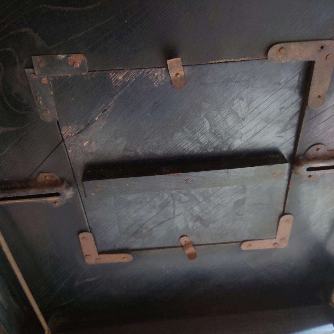 昭和20〜30年代　火鉢セット可能　折り畳み式囲炉裏ちゃぶ台