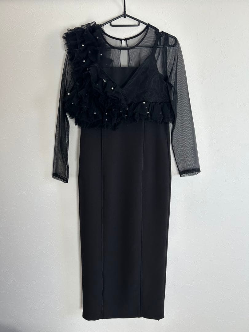 美品　 ANDRESD パールビスチェドレス　Mサイズ