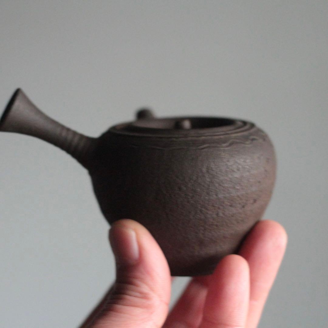 常滑 水野元光 南蛮 横手 急須 煎茶道具 古美術 古道具 幕末〜明治