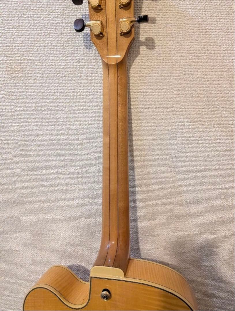 良品、フルアコギター、Ibanez AF105 NT パーツ一部交換