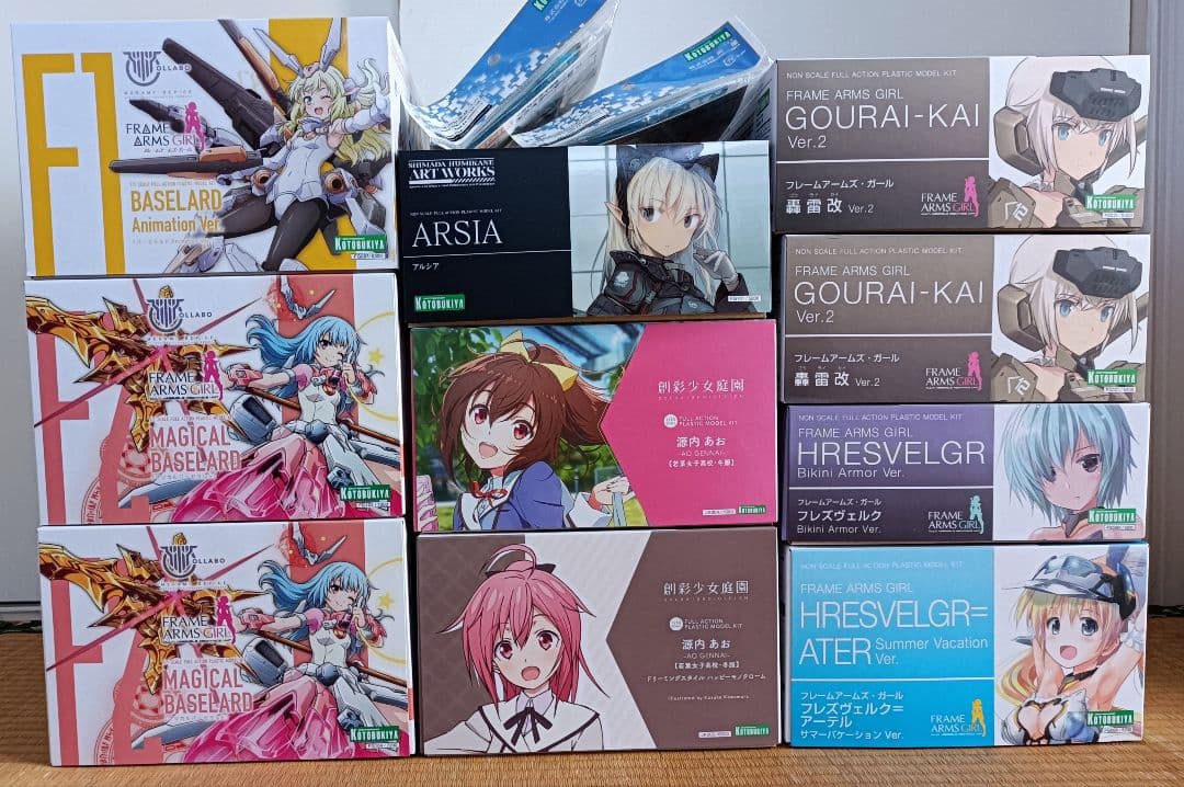 ぷ*ん様 メガミデバイス フレームアームズガール 創彩少女庭園 コトブキヤプラ1