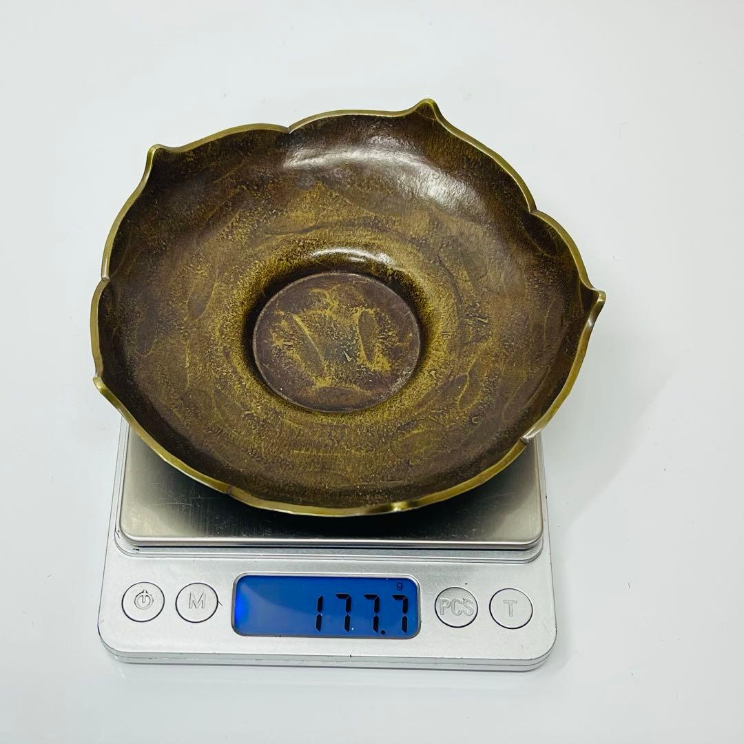 金谷五郎三郎 托子五枚セット 黄銅製 金属工芸 造
