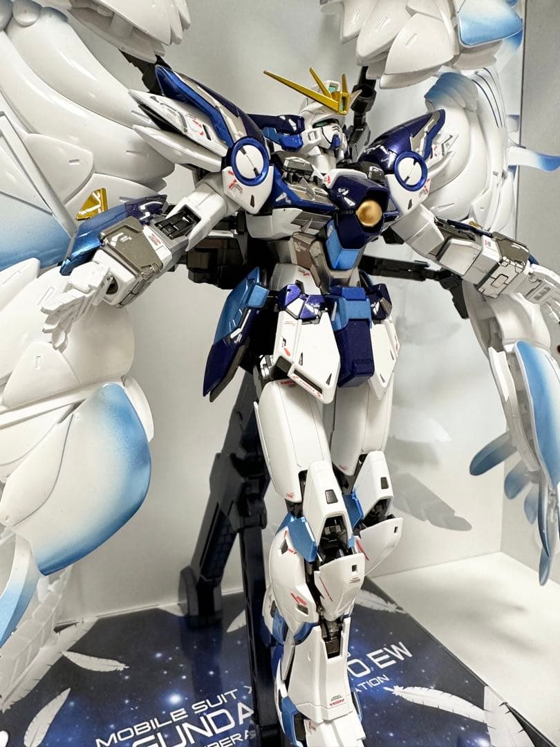 全塗装+合金フレーム改造MG 1/100 ウイングガンダムゼロEW Ver.Ka