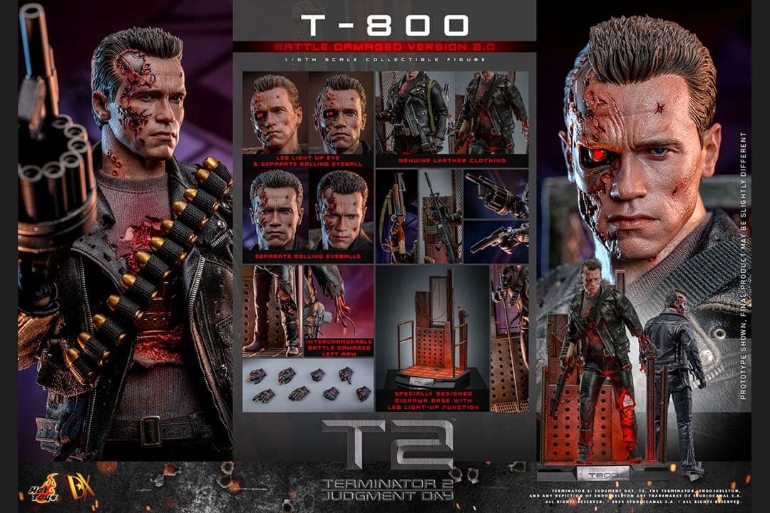 ターミネーター2 DX46 バトルダメージ ver.2.0 ホットトイズ