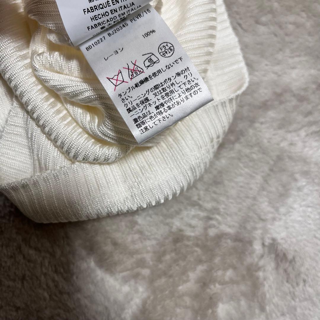 新品　ヴェルサス ヴェルサーチ　ロゴ　リブニット　タンクトップ