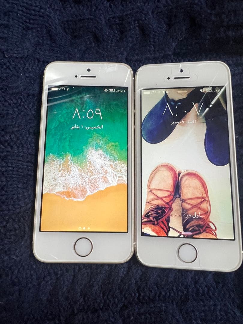 iPhone 5s ゴールド シルバー デュアルセット