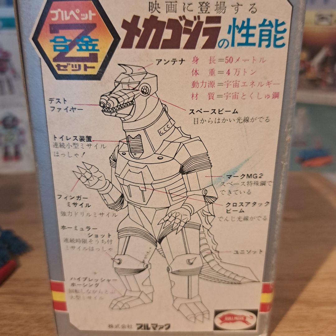 ブルマァク　ジンクロン　Z合金　メカゴジラ