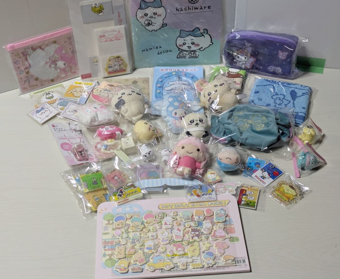 人気♪キャラクターグッズ大量まとめ売り リラックマ他 シール遊び