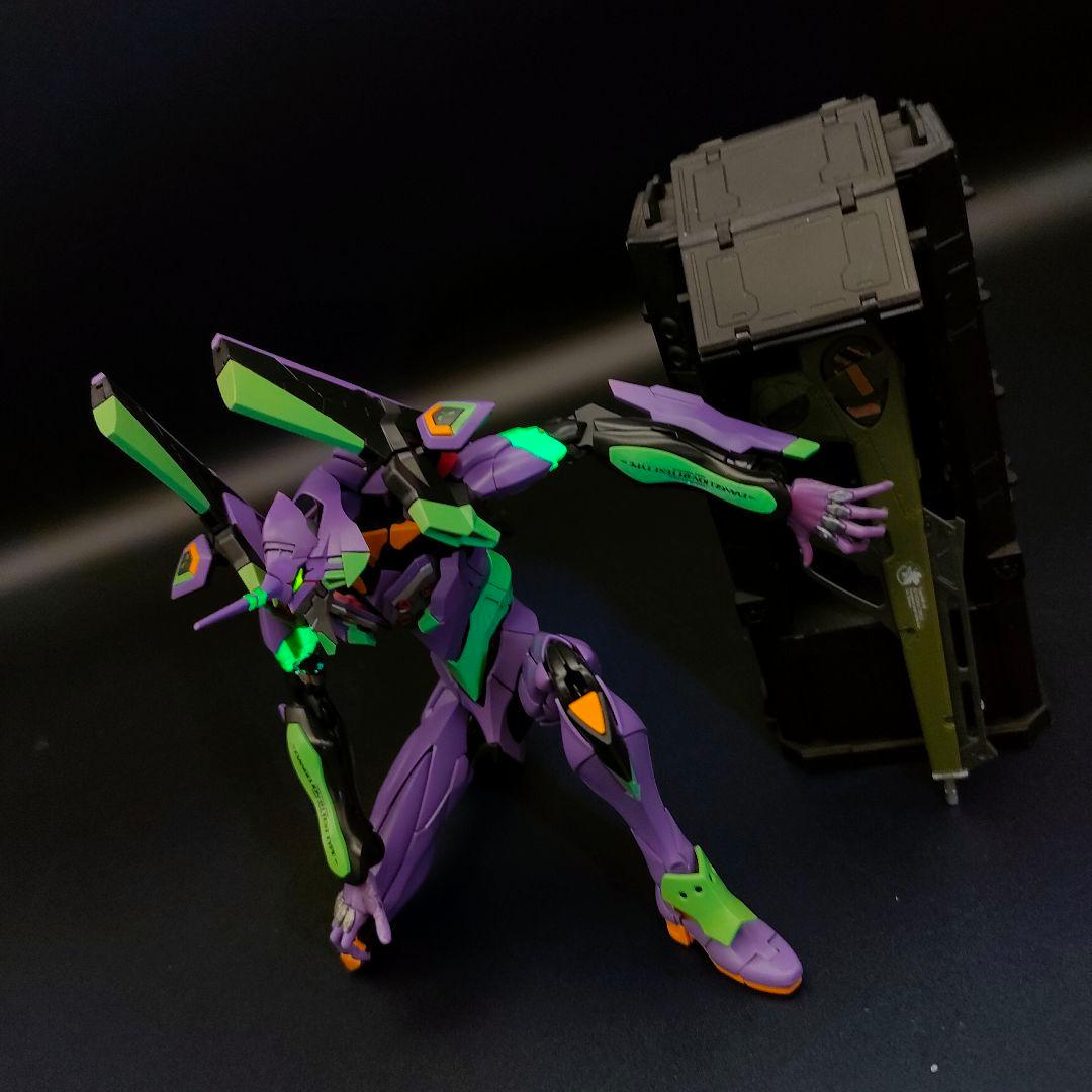 エヴァンゲリオン　初号機 RGカシウスの槍 陽電子砲TV ver.【全塗装完成】