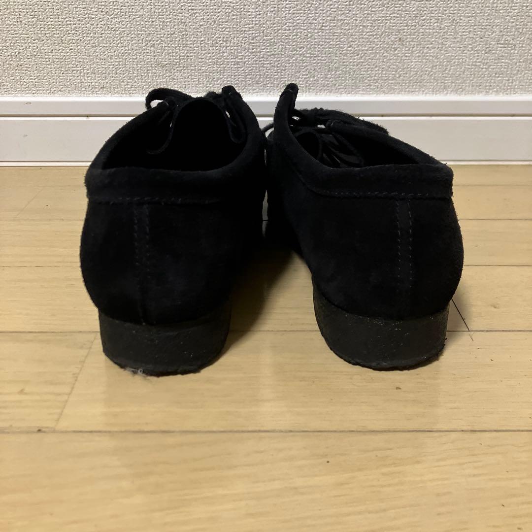 美品 Clarks Wallabee ワラビー 26.5cm 黒 ブラック