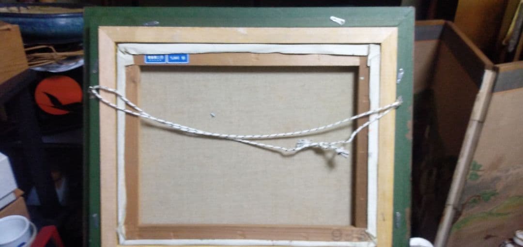 F6号の油絵ですサインは読めなません