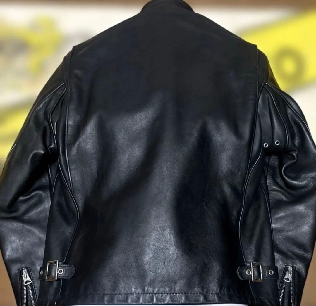 超美品‼️最新型schott641 38インチ　ライダースインナーボア付