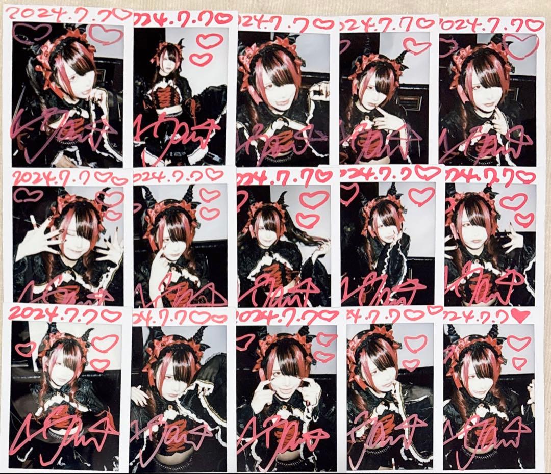 【最終値下げ】マドメド 那月邪夢 サイン有りチェキ15枚