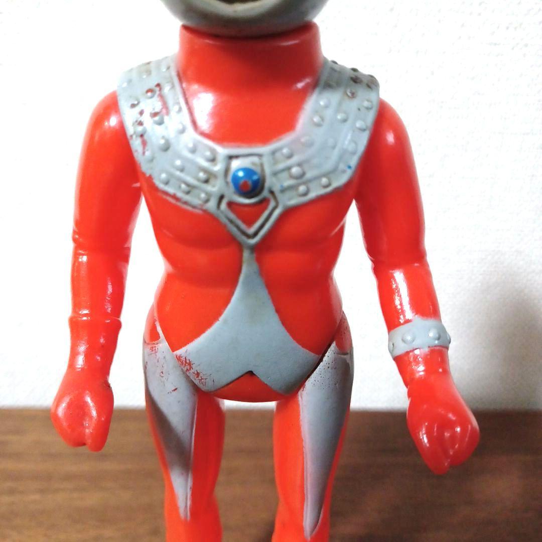 当時物ブルマァク面変わり「ウルトラマンタロウ」19㎝ヴィンテージソフビフィギュア