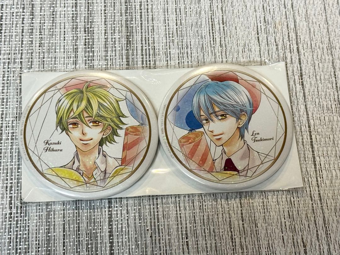 激レア 金色のコルダ 火原和樹 月森蓮 缶バッジ ネオロマンス25周年