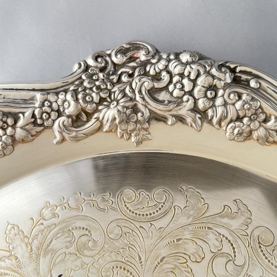 【英国】 ギャラリートレー / ドリンクトレー サークル型 37cm