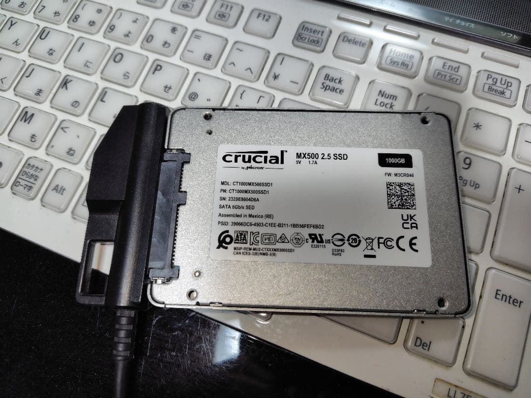 内蔵型SSD Crucial MX500 2.5SSD 1TB