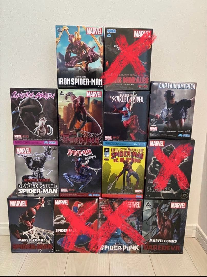 MARVEL　プライズフィギュア　10点セット