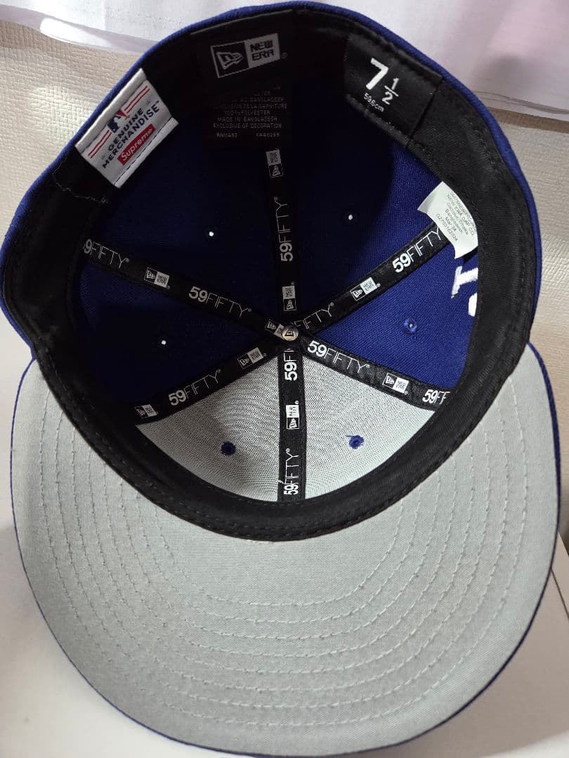 Supreme LA 59FIFTY キャップ ネイビー