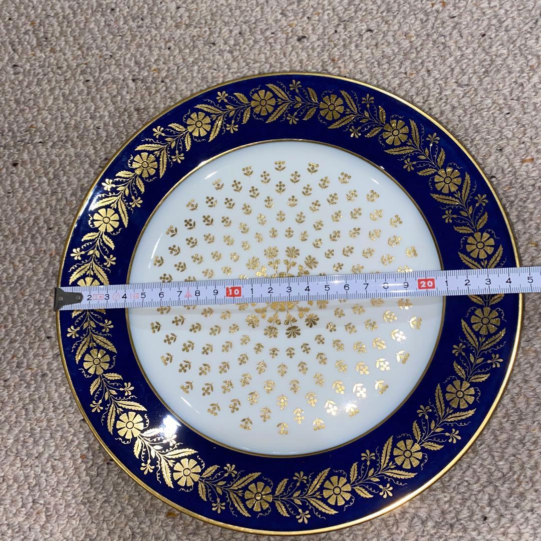 セーブル 大皿　セーブル ブルー　24cm 1834年製