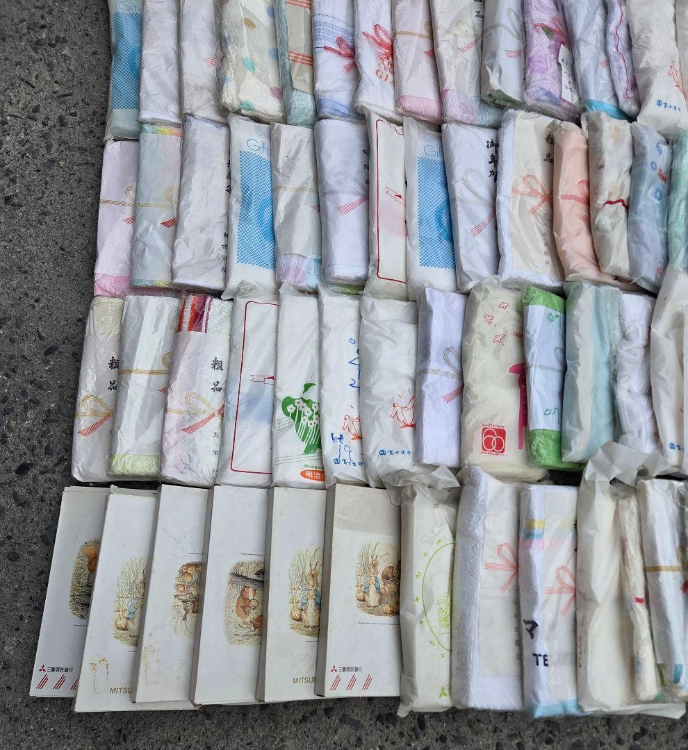 未開封未使用フェイスタオル　まとめ売り　89枚