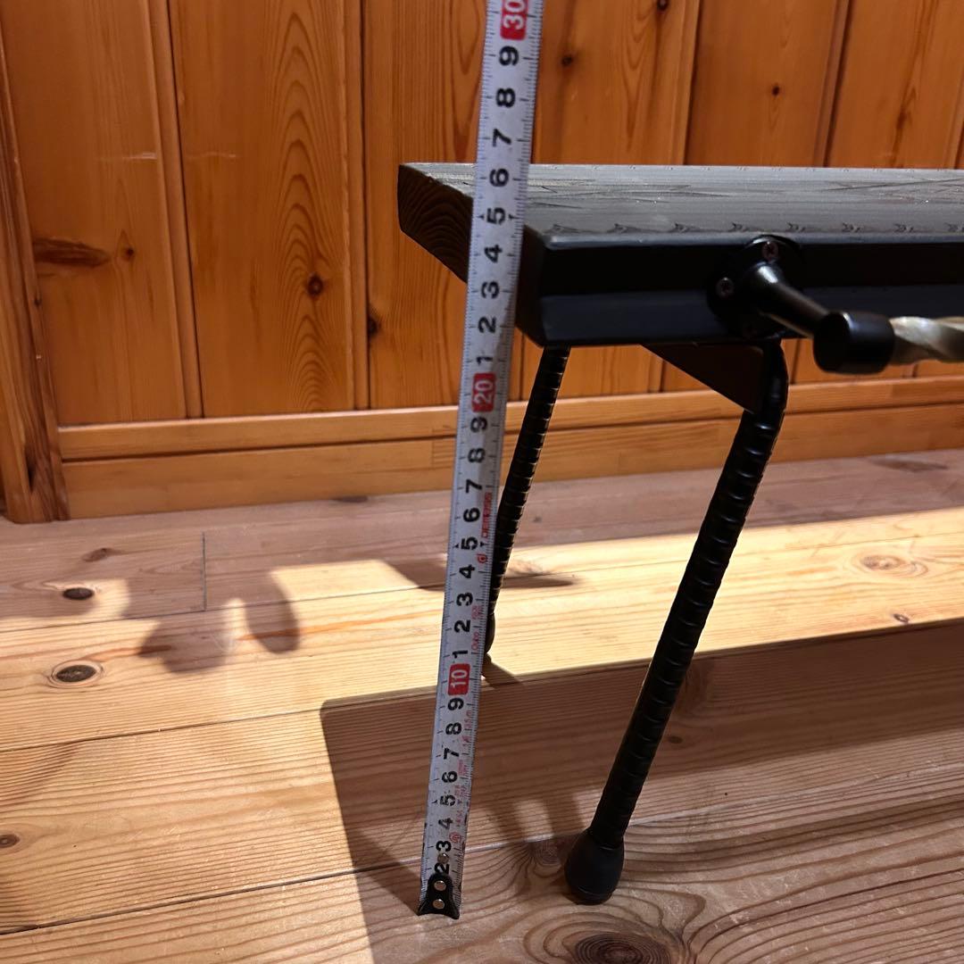 No.6 ソロテーブル アイアンミニテーブル ツイストハンガー付　ディスプレイ棚