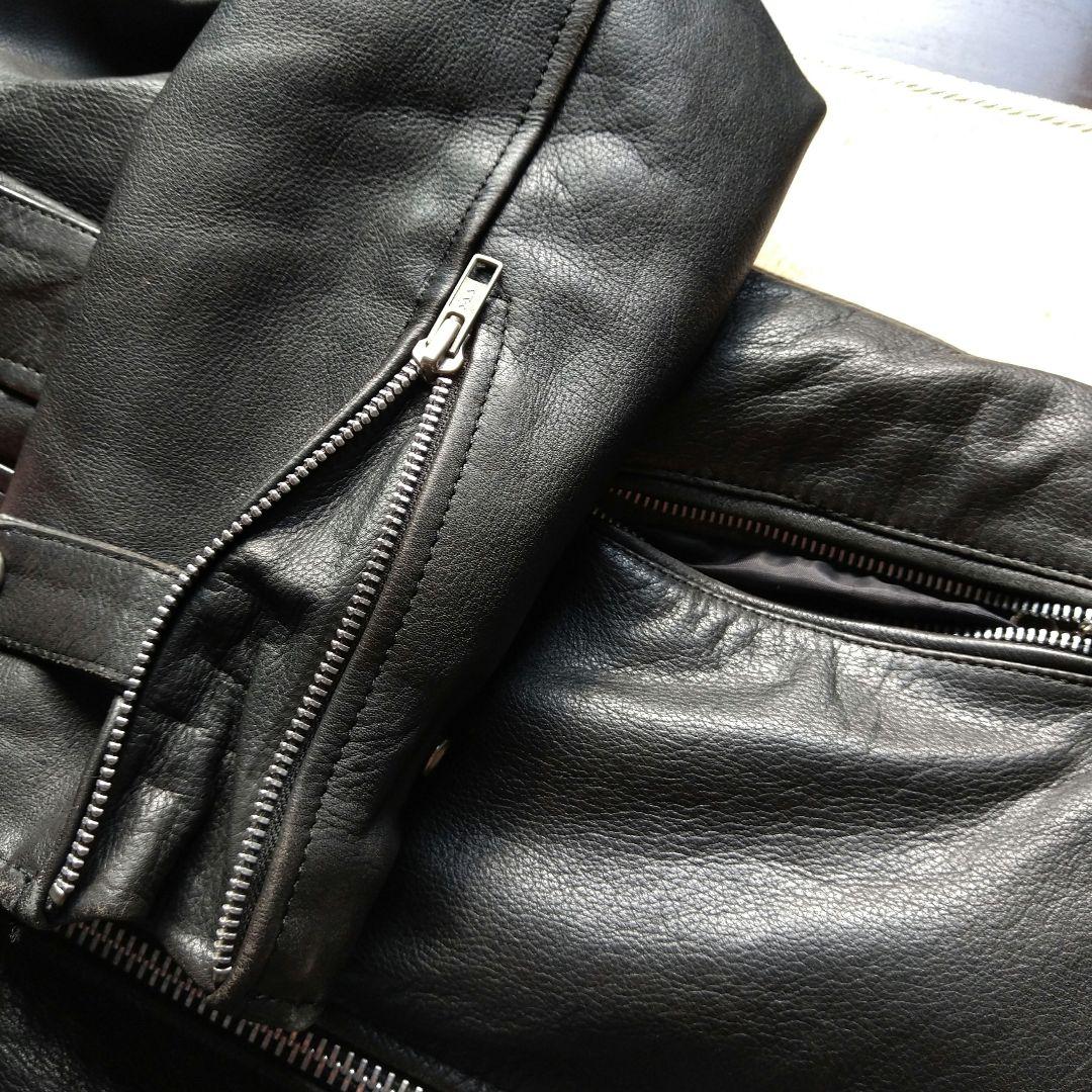 リューグーレザーズ 本革 L ライダース 革ジャン バイク