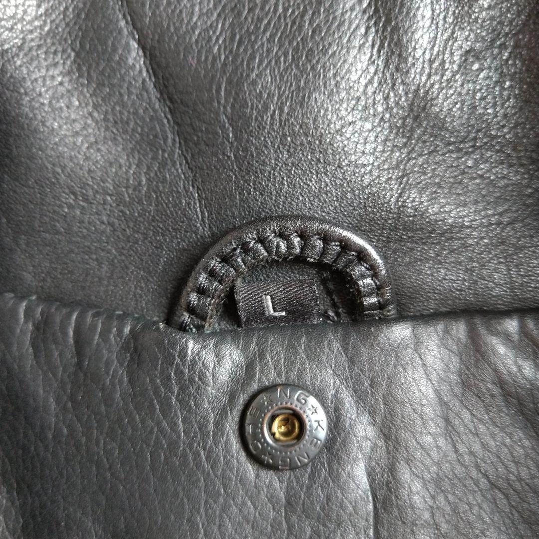 リューグーレザーズ 本革 L ライダース 革ジャン バイク