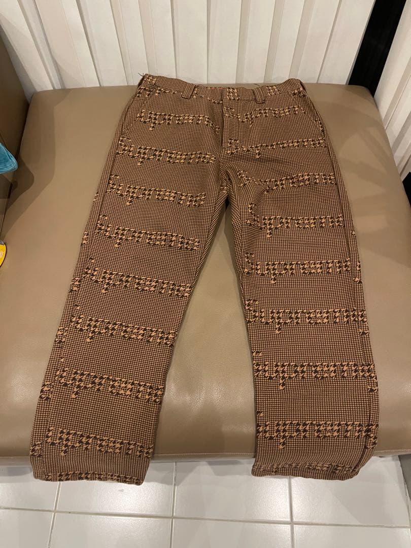 Supreme ワークパンツ　ブラウン セットアップで購入可能！！