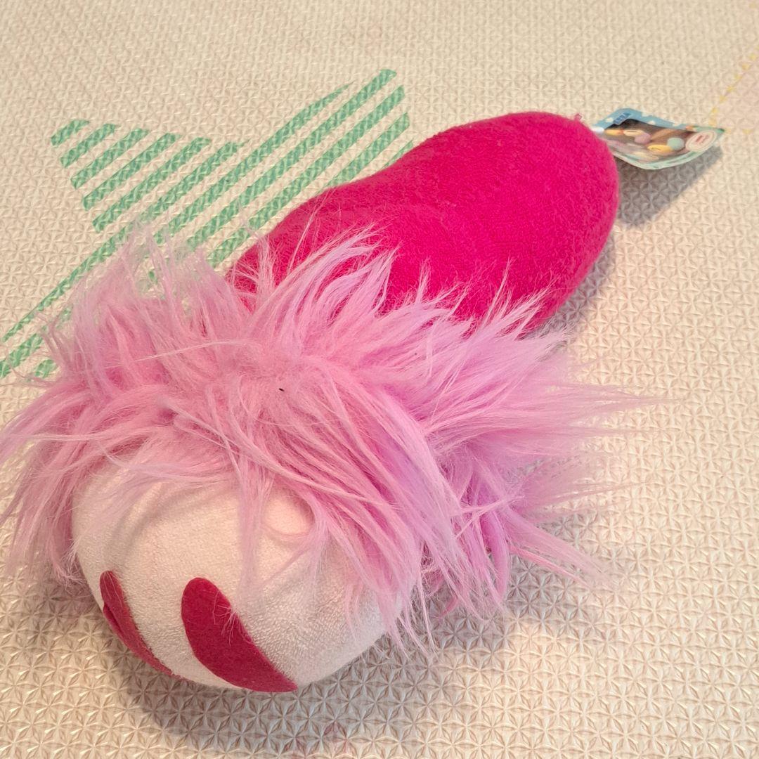 SEGA ニャッキ！ ブルブルふんわりぬいぐるみ 本体　ピンク　レア　NHK