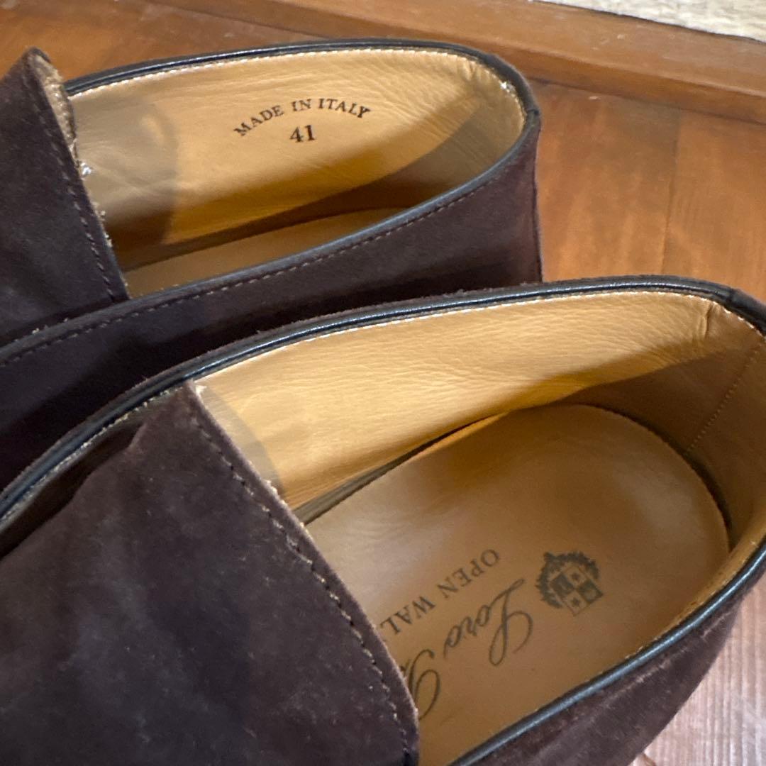 ち*ん様 Loro Piana オープンウォークアンクルブーツ メンズ41