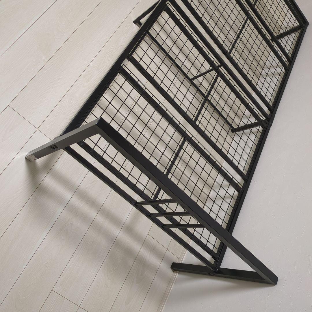 ニトリ シングル ベッドフレーム ブラック