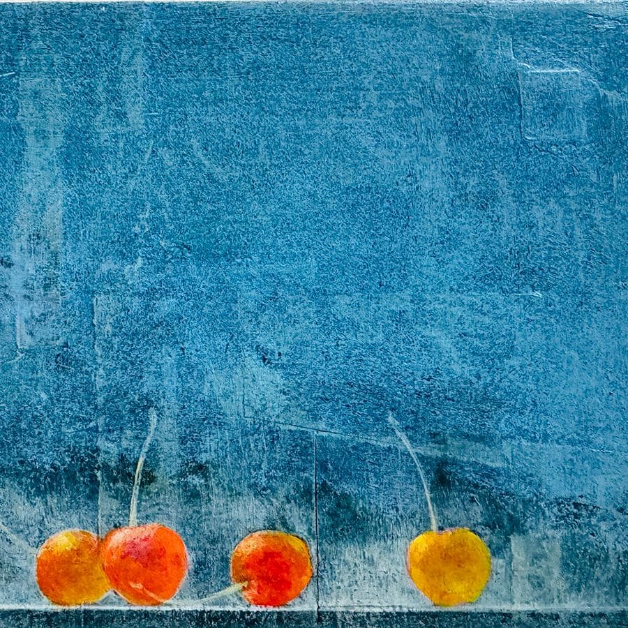 2010年 藤井武 窓辺 油彩 F6号 縦24cm 横66cm 世界に1枚の絵