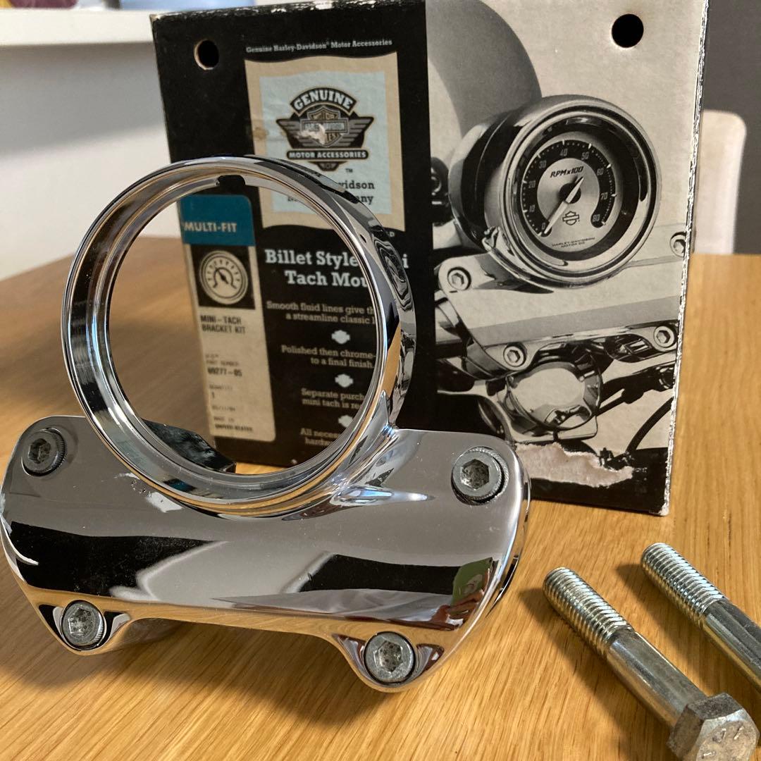 Harley-Davidson ビレットスタイル ミニタコメーター マウント