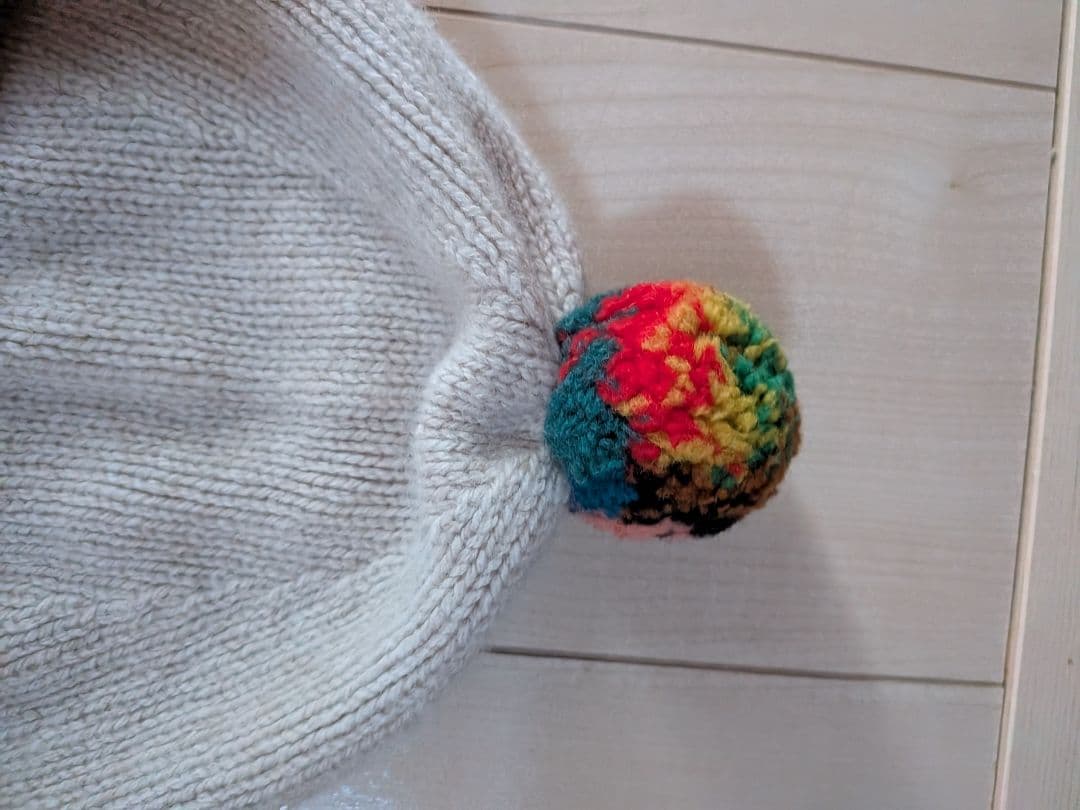 JO GORDON ホワイトニット帽 Mサイズ