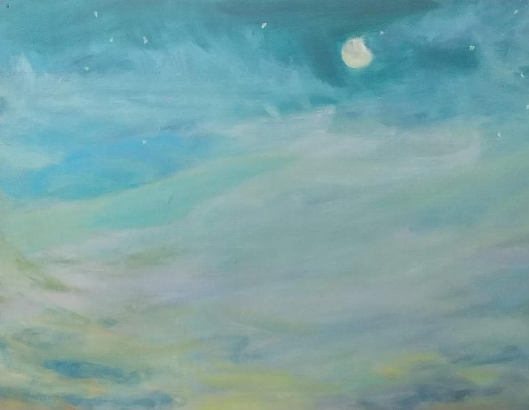 F10「納沙布岬灯台」油彩画 油絵 絵画 アート