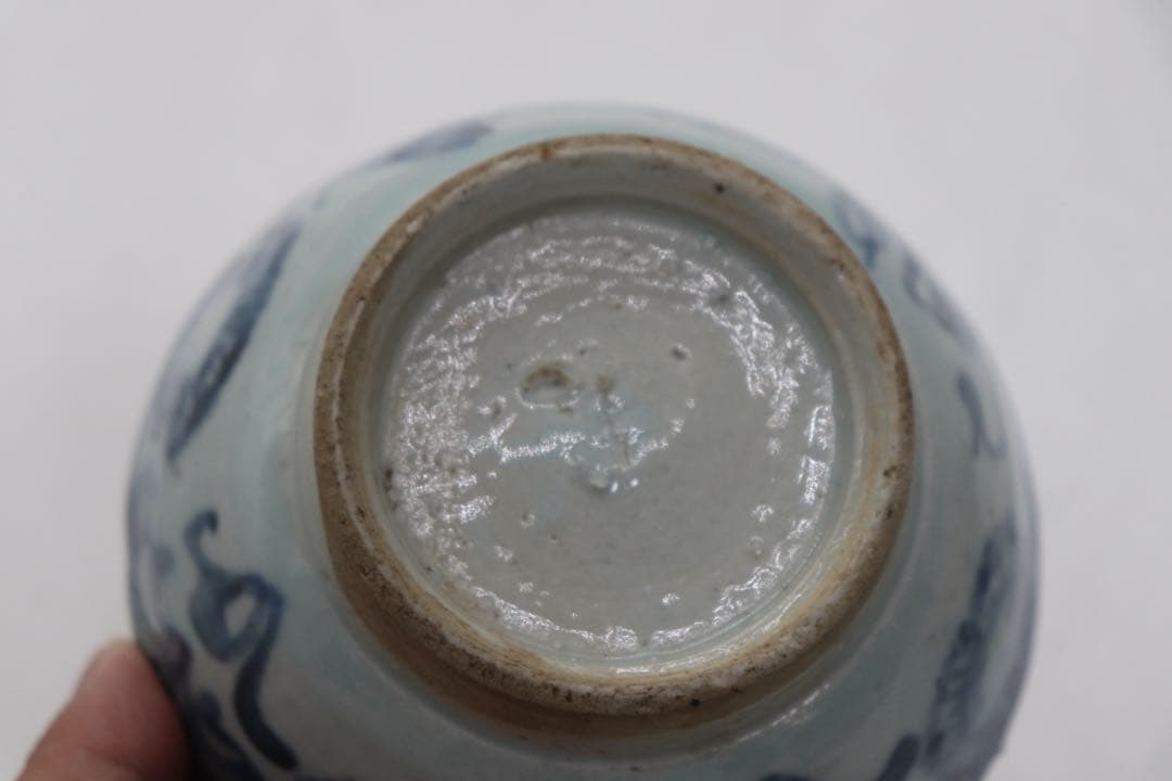 中国　明時代　染付　お碗2点　アンティーク　送料込み250827