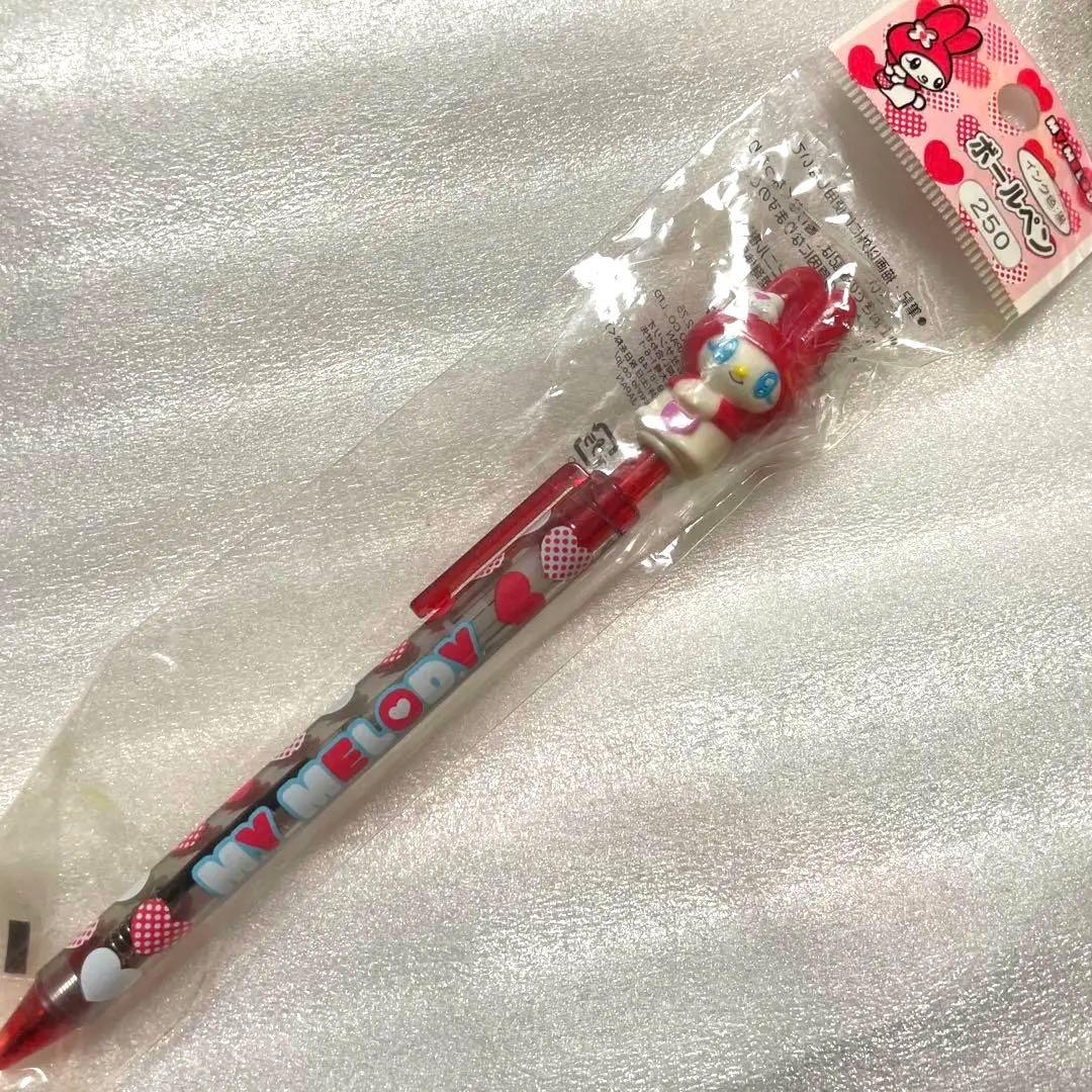 マイメロディ マスコット付き ボールペン まつ毛 2003 希少 平成レトロ