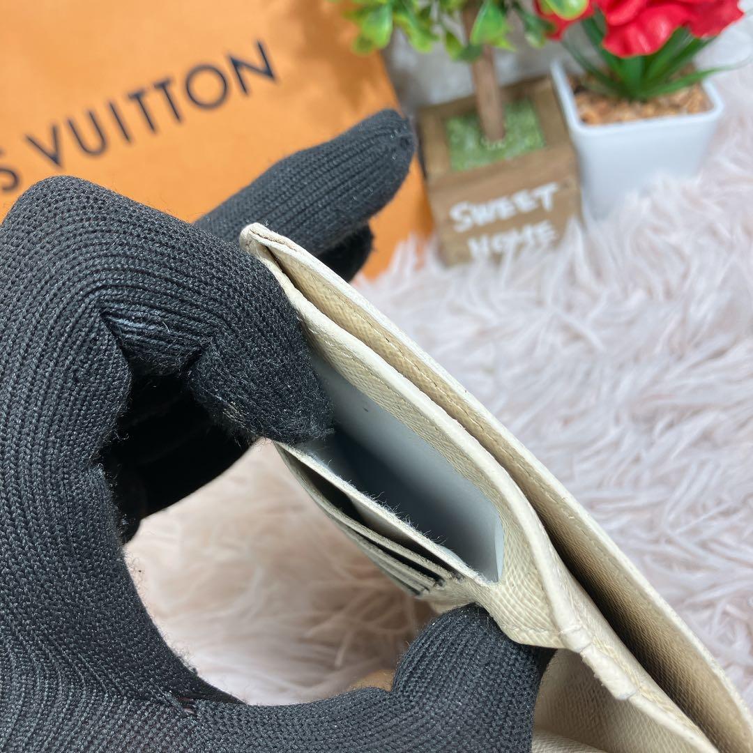 ！美品！ ルイヴィトン ダミエ アズール ポルトフォイユ ヴィエノワ 新型 財布