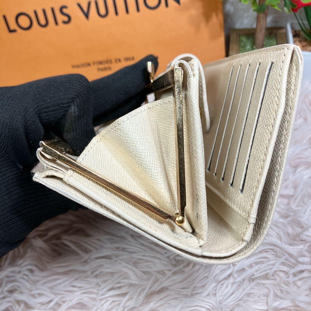 ！美品！ ルイヴィトン ダミエ アズール ポルトフォイユ ヴィエノワ 新型 財布