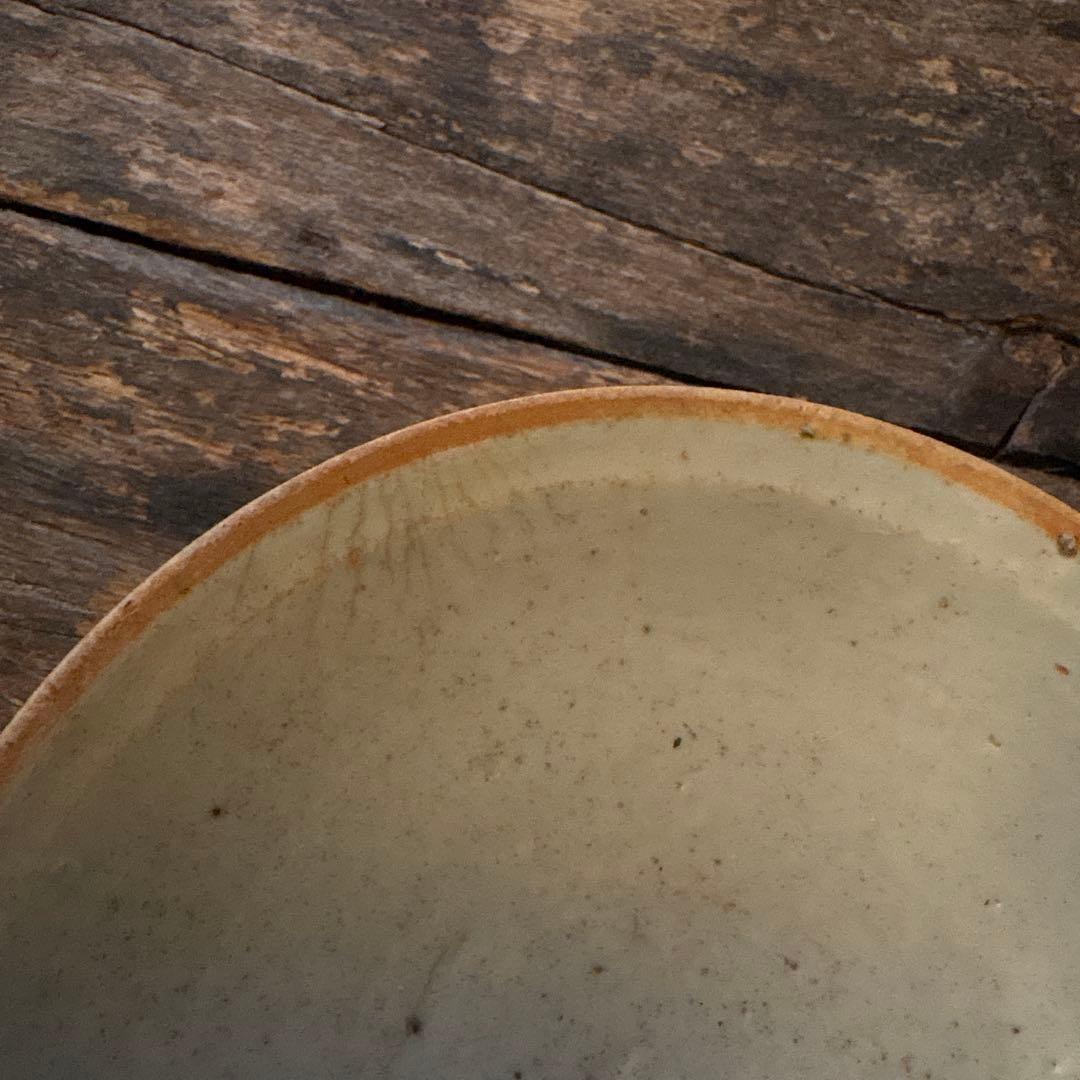 白磁❷ 口禿げの白磁の皿　中国　古玩