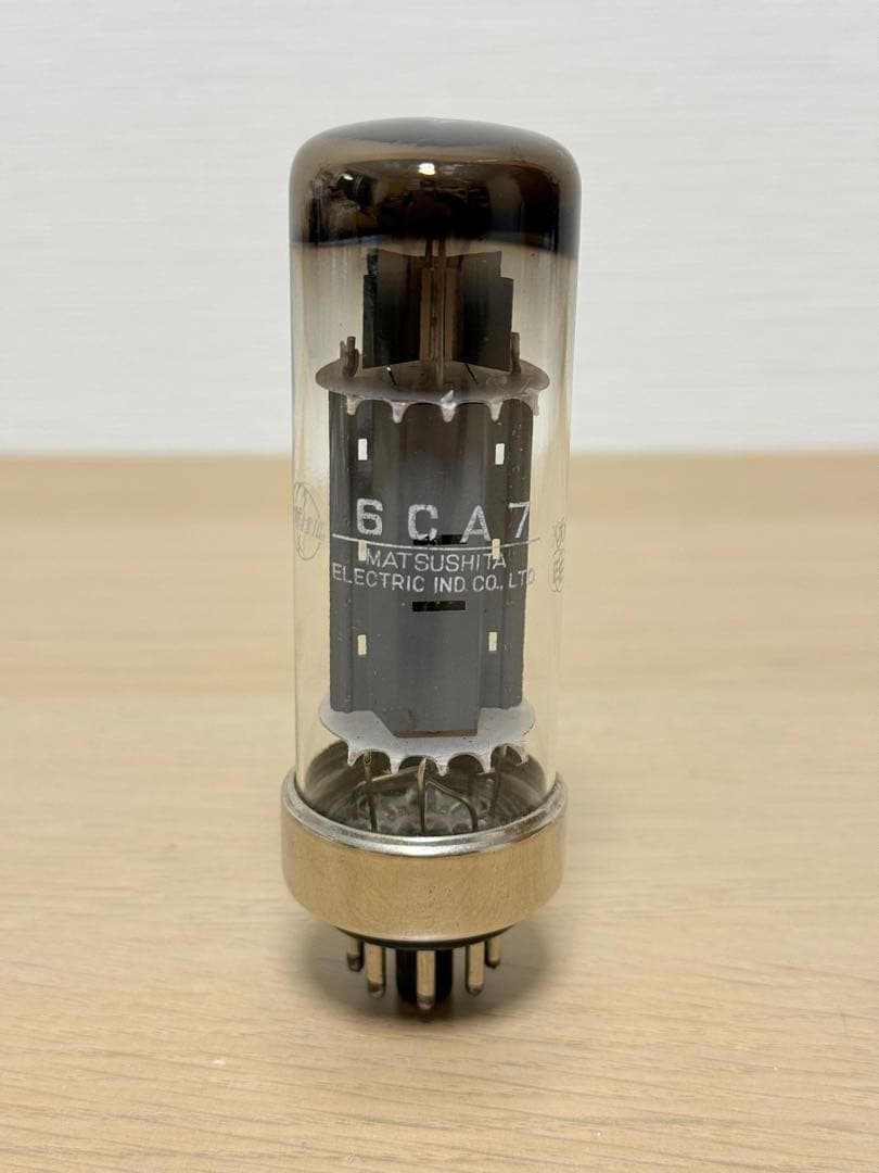 真空管　6CA7 松下　金属ベース　1本　(2)