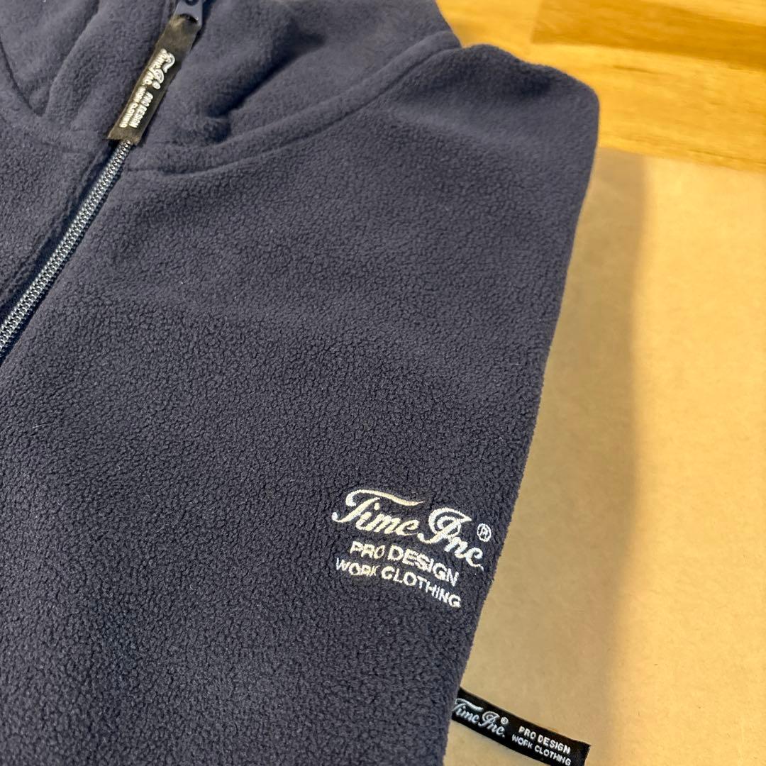 Timc inc Fleece Navy ハーフジップフリース