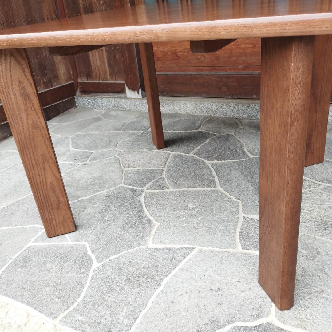 飛騨産業　キツツキマーク　ダイニングテーブル　オーク材　無垢材　ALMO アルモ