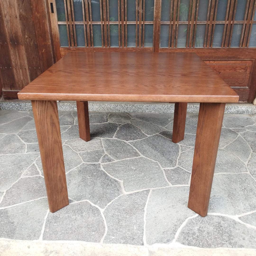 飛騨産業　キツツキマーク　ダイニングテーブル　オーク材　無垢材　ALMO アルモ